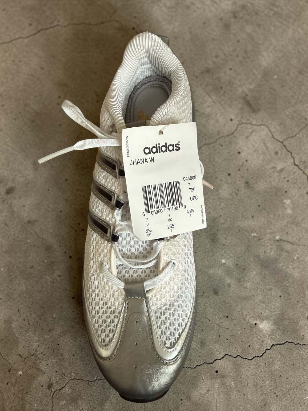 Adidas Jhana W Women's Running Shoes White Silver Size 8.5